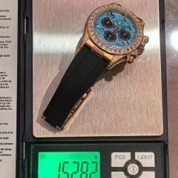 Đồng Hồ Rolex Daytona 126538TBR Turquoise Diamond Dial Chế Tác Xưởng FH 40mm (1)