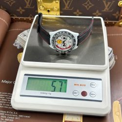 Đồng Hồ Rolex Daytona DiW Ferrari Replica 11 Vỏ Carbon Trắng Siêu Nhẹ 40mm (2)