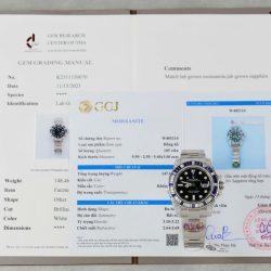 Đồng Hồ Rolex GMT-MASTER II 116759SARU Replica 11 Đính Kim Cương Moissanite Nhà Máy Clean 40mm (2)