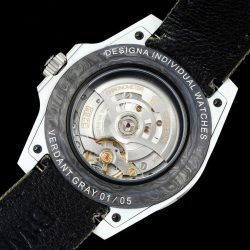 Đồng Hồ Rolex GMT-Master II DiW Replica 11 Vỏ Carbon Trắng Mặt Xám 40mm (2)