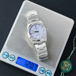 Đồng Hồ Rolex Oyster Perpetual 126000 Replica 11 Mặt Số Màu Hoa Oải Hương Nhà Máy VS 36mm (2)