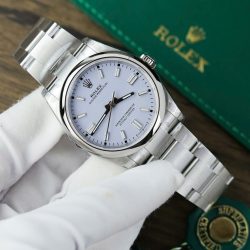 Đồng Hồ Rolex Oyster Perpetual 126000 Replica 11 Mặt Số Màu Hoa Oải Hương Nhà Máy VS 36mm (2)