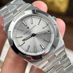 Đồng Hồ Vacheron Constantin Overseas Ultra-Thin 2000V Chế Tác Mặt Trắng Máy Cơ Thụy Sỹ Xưởng 8F 40mm (2)