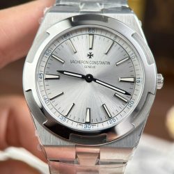 Đồng Hồ Vacheron Constantin Overseas Ultra-Thin 2000V Chế Tác Mặt Trắng Máy Cơ Thụy Sỹ Xưởng 8F 40mm (2)