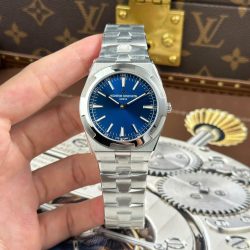 Đồng Hồ Vacheron Constantin Overseas Ultra-Thin 2000V Rep 11 Mặt Xanh Dương Máy Cơ Thụy Sỹ Xưởng 8F 40mm (2)