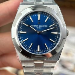 Đồng Hồ Vacheron Constantin Overseas Ultra-Thin 2000V Rep 11 Mặt Xanh Dương Máy Cơ Thụy Sỹ Xưởng 8F 40mm (2)