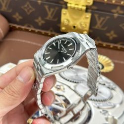 Đồng Hồ Vacheron Constantin Overseas Ultra-Thin 2000V Replica 11 Mặt Xám Máy Cơ Thụy Sỹ Xưởng 8F 40mm (2)
