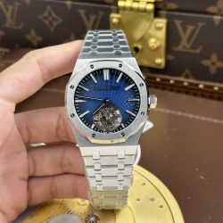 Đồng Hồ Audemars Piguet Replica 11 Royal Oak Selfwinding Flying Tourbillon 26530ST Mặt Xanh Khói 41mm (2)