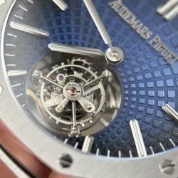 Đồng Hồ Audemars Piguet Replica 11 Royal Oak Selfwinding Flying Tourbillon 26530ST Mặt Xanh Khói 41mm (2)