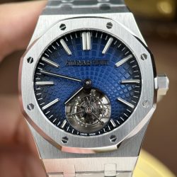 Đồng Hồ Audemars Piguet Replica 11 Royal Oak Selfwinding Flying Tourbillon 26530ST Mặt Xanh Khói 41mm (2)