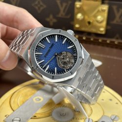 Đồng Hồ Audemars Piguet Replica 11 Royal Oak Selfwinding Flying Tourbillon 26530ST Mặt Xanh Khói 41mm (2)
