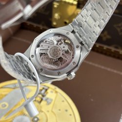 Đồng Hồ Audemars Piguet Replica 11 Royal Oak Selfwinding Flying Tourbillon 26730BC Mặt Xám Đính Đá Baguette 41mm (2)
