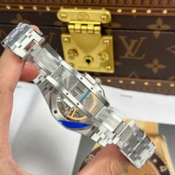 Đồng Hồ Audemars Piguet Royal Oak 15510ST Replica 11 Mặt Xanh Lá Cây Dây Kim Loại Xưởng APS 41mm (2)