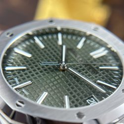 Đồng Hồ Audemars Piguet Royal Oak 15510ST Replica 11 Mặt Xanh Lá Cây Dây Kim Loại Xưởng APS 41mm (2)