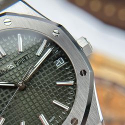 Đồng Hồ Audemars Piguet Royal Oak 15510ST Replica 11 Mặt Xanh Lá Cây Dây Kim Loại Xưởng APS 41mm (2)