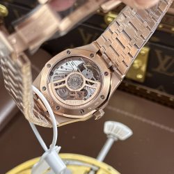 Đồng Hồ Audemars Piguet Royal Oak Selfwinding Flying Tourbillon 26730OR Chế Tác Mạ Vàng Hồng Mặt Xám 41mm (2)