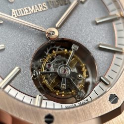 Đồng Hồ Audemars Piguet Royal Oak Selfwinding Flying Tourbillon 26730OR Chế Tác Mạ Vàng Hồng Mặt Xám 41mm (2)