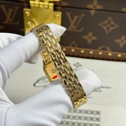 Đồng Hồ Cartier Panthere Chế Tác Mặt Trắng Máy Pin Thụy Sỹ Xưởng BV 23x30mm (2)