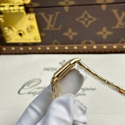 Đồng Hồ Cartier Panthere Chế Tác Mặt Trắng Máy Pin Thụy Sỹ Xưởng BV 23x30mm (2)