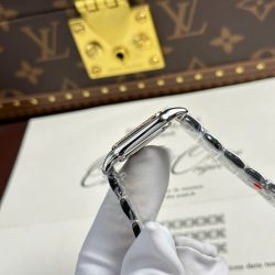 Đồng Hồ Cartier Panthere Mặt Trắng Fake Cao Cấp Mạ Demi Vàng Hồng Xưởng BV 27x36mm (2)