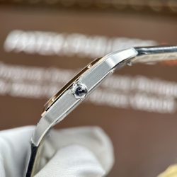 Đồng Hồ Cartier Replica 11 Santos Dumont Large Model Mặt Trắng Dây Da 43.5x31 (2)