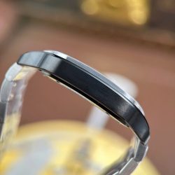 Đồng Hồ Cartier Santos Replica 11 Mặt Lộ Cơ Viền Đen Dây Kim Loại 39 (2)