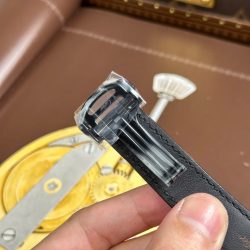 Đồng Hồ Cartier Santos Replica 11 Mặt Số Lộ Cơ Dây Da Màu Đen 39 (2)