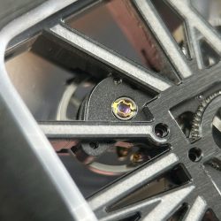 Đồng Hồ Cartier Santos Replica 11 Mặt Số Lộ Cơ Dây Da Màu Đen 39 (2)