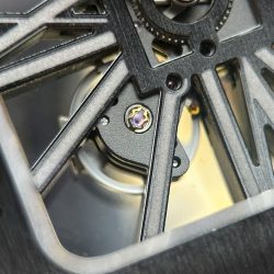 Đồng Hồ Cartier Santos Replica 11 Mặt Số Lộ Cơ Dây Da Màu Đen 39 (2)