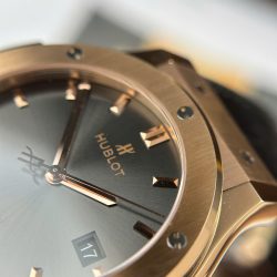 Đồng Hồ Hublot Classic Fusion King Gold Rep 11 Mặt Xám Máy Cơ Thụy Sỹ Xưởng JJZ 42mm (2)