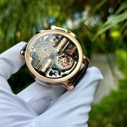 Đồng Hồ Jacob & Co Opera Godfather Musical Fake 11 Máy Cơ Thụy Sỹ Dây Da 43mm (1)