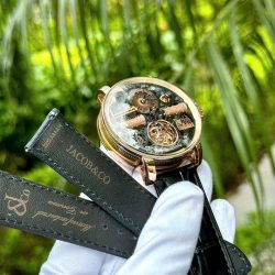 Đồng Hồ Jacob & Co Opera Godfather Musical Fake 11 Máy Cơ Thụy Sỹ Dây Da 43mm (1)