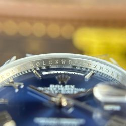 Đồng Hồ Nam Rolex Day-Date Chế Tác Mặt Xanh Dương Trọng Lượng 186 Grams Nhà Máy QF 40mm (2)