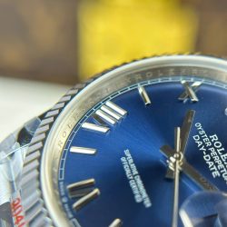 Đồng Hồ Nam Rolex Day-Date Chế Tác Mặt Xanh Dương Trọng Lượng 186 Grams Nhà Máy QF 40mm (2)