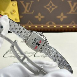 Đồng Hồ Nữ Cartier Panthere Mini Replica 11 Màu Trắng Máy Pin Thụy Sỹ Xưởng BV 23x30mm (2)