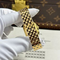 Đồng Hồ Nữ Cartier Panthere Rep 11 Mạ Vàng Mặt Trắng Xưởng AF 27x36mm (2)