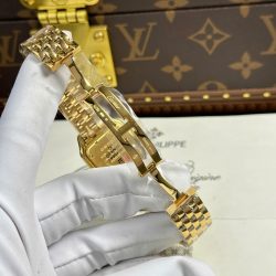 Đồng Hồ Nữ Cartier Panthere Rep 11 Mạ Vàng Mặt Trắng Xưởng AF 27x36mm (2)