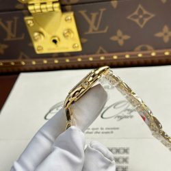 Đồng Hồ Nữ Cartier Panthere Rep 11 Mạ Vàng Mặt Trắng Xưởng AF 27x36mm (2)