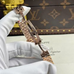 Đồng Hồ Nữ Cartier Panthere Replica 11 Mặt Trắng Máy Pin Thụy Sỹ Xưởng BV 23x30mm (2)