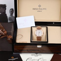 Đồng Hồ Nữ Patek Philippe Nautilus 7118 Fake 11 Mạ Vàng Hồng Mặt Trắng Nhà Máy GR 35 (2)