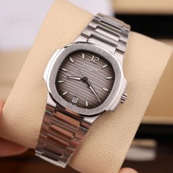 Đồng Hồ Nữ Patek Philippe Nautilus 7118 Fake 11 Mặt Xám Máy Cơ Thụy Sỹ Nhà Máy GR 35 (2)