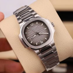 Đồng Hồ Nữ Patek Philippe Nautilus 7118 Fake 11 Mặt Xám Máy Cơ Thụy Sỹ Nhà Máy GR 35 (2)