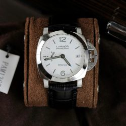 Đồng Hồ Panerai Luminor Bitempo PAM01367 Chế Tác Mặt Trắng Dây Da Nhà Máy VS 40mm (2)