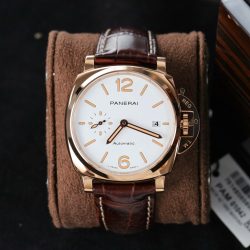 Đồng Hồ Panerai Luminor PAM01042 Replica 11 Mặt Trắng Dây Da Nhà Máy VS 42mm (2)