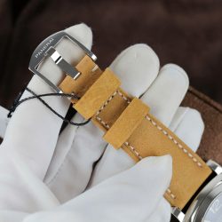 Đồng Hồ Panerai Luminor PAM904 Rep 11 Mặt Đen Dây Da Nâu Xưởng VS 42mm (2)