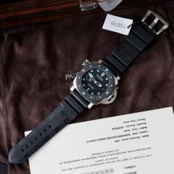 Đồng Hồ Panerai Replica 11 Submersible Bmg-Tech PAM00799 Mặt Đen Dây Cao Su Xưởng VS 47mm (2)