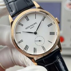 Đồng Hồ Patek Philippe Calatrava 5119R Replica 11 Mặt Trắng Máy Cơ Thụy Sỹ 36mm (2)