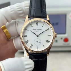 Đồng Hồ Patek Philippe Calatrava 5119R Replica 11 Mặt Trắng Máy Cơ Thụy Sỹ 36mm (2)