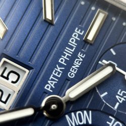 Đồng Hồ Patek Philippe Cubitus 5822P Replica 11 Mặt Xanh Dương Bộ Máy Calibre 240 Super Clone 45mm (1)