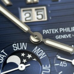 Đồng Hồ Patek Philippe Cubitus 5822P Replica 11 Mặt Xanh Dương Bộ Máy Calibre 240 Super Clone 45mm (1)